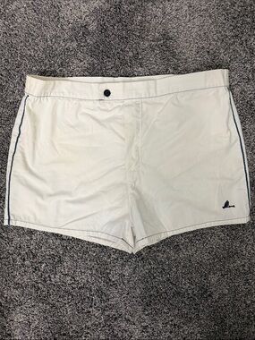 Vintage 1970s/80s Talon-zip Resort Shorts With Bird Logo (unknown maker) - 34